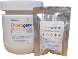 6 x Chlorogene T25 (6 Pots of 5 Chlorine Dioxide Tablets)
