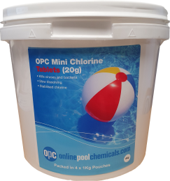 OPC mini chlorine tablets 20g 4Kg